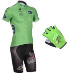  - 2014 Tour de France zelený 3 dílný komplet dres a rukavice od  www.kadado.cz