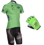  - 2014 Tour de France zelen 3 dln komplet dres a rukavice od  www.kadado.cz