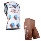  - 2014 AG2R la Mondiale komplet dres bez rukv a kalhoty letn od  www.kadado.cz
