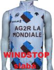  - 2014 AG2R LA Mondiale windstop neprofuk vesta slabá vel. XXXL skladem od  www.kadado.cz