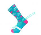  - 2022 Heart Pattern BLUE ponožky od  www.kadado.cz