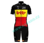  -  2025 LOTTO BELGIAN CHAMPION Cyklistick komplet (dres a kalhoty) letn od  www.kadado.cz