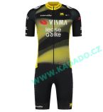  -  2025 VISMA LEASE A BIKE TDF replica Cyklistick komplet (dres a kalhoty) letn od  www.kadado.cz
